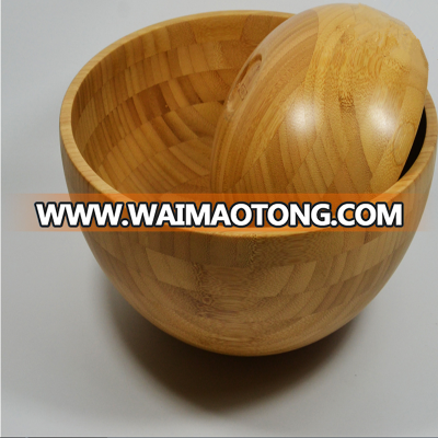 Different size unique bamboo fiber salad bowl and high quality bamboo bowl