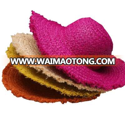 fashion women Beach hats for women summer straw hat beach cap sun hats for women Sexy vogue ladies large two Color