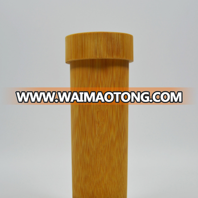 Factory natural bamboo cup milk tea bamboo glass